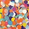 Better Office Products Tissue Paper Confetti, 1 Inch Circles, 10,000 Pieces, Multicolor Rainbow Confetti Dots, 8 Colors 00660 - alternate 1